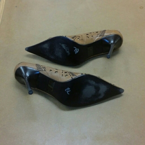 STEVE MADDEN Tan Heels 8.5B - Picture 4 of 5